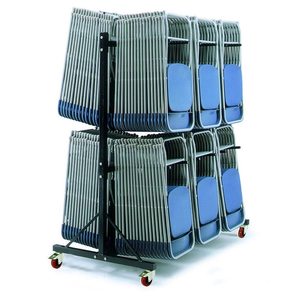 Hanging Chair Storage Trolley - Low & High Level for Folding Chairs