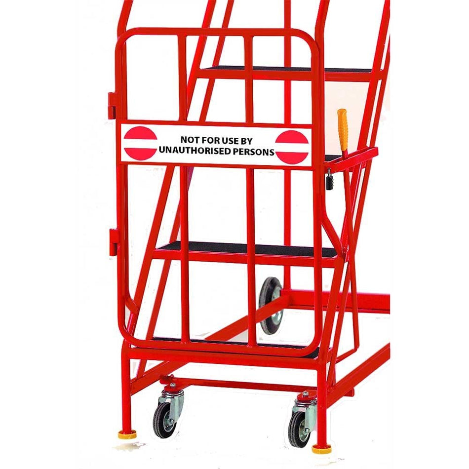 Securiy Gate for all Mobile Safety Steps with Handlock Anchorage