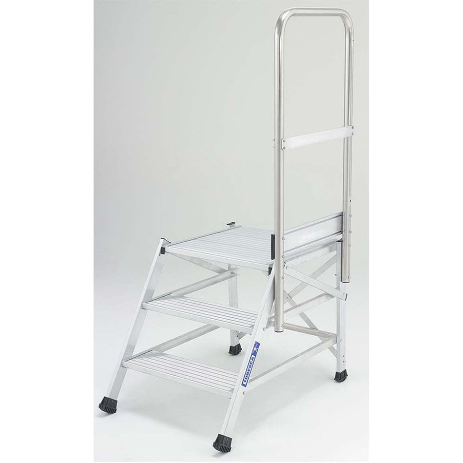 King Size Machine Podium 2 to 4 Steps with Optional Hand Rails