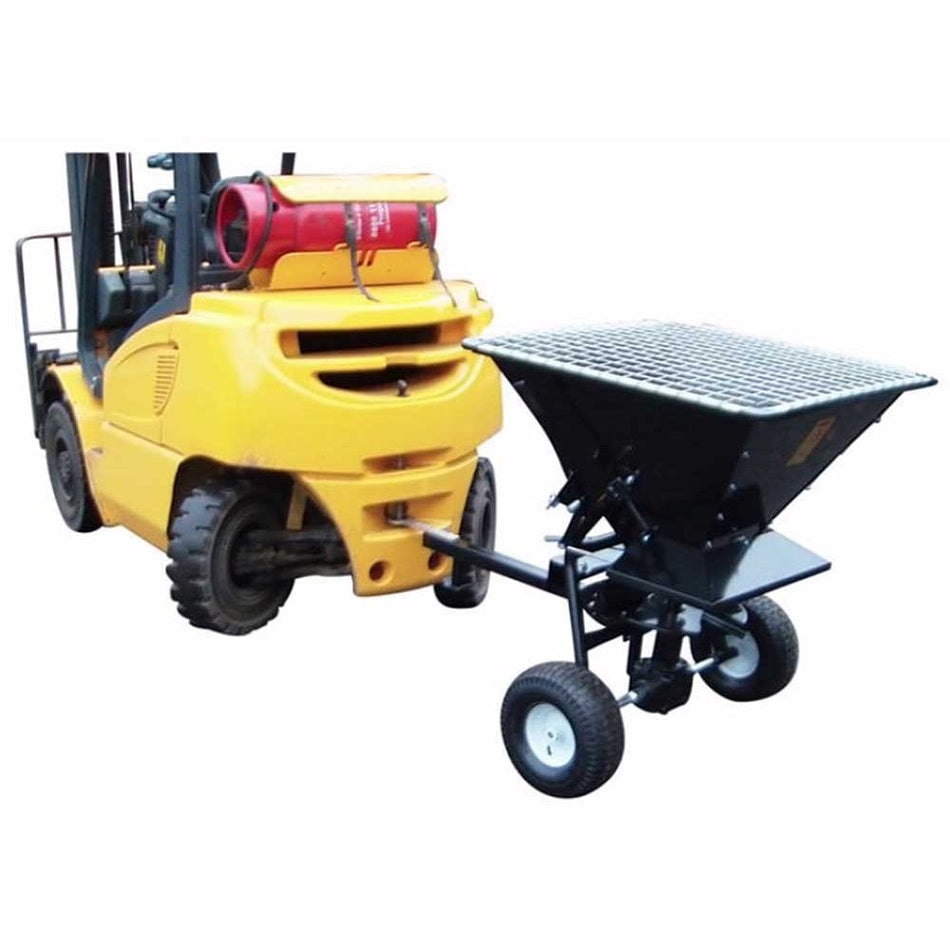 Towable Salt Spreader capacity 350lb White Rock Salt, Fertilser and more