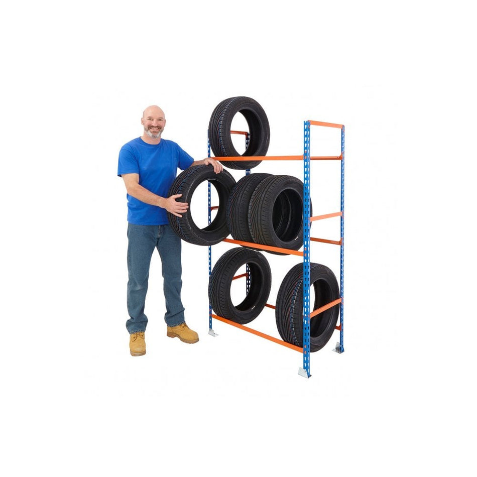 Tyre and Wheel Racks ideal for the Smaller Garage 3 levels Static or Mobile