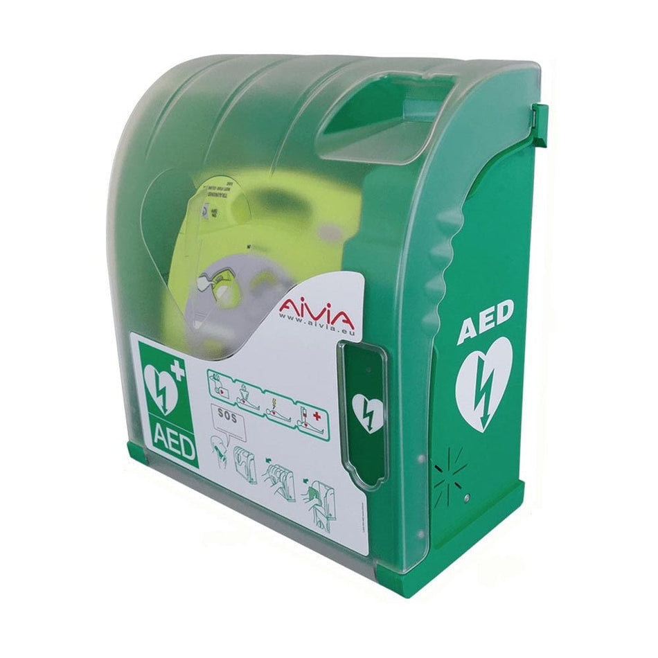 Outdoor Heated AED Defibrillator Cabinets with Alarm or with Comination Lock