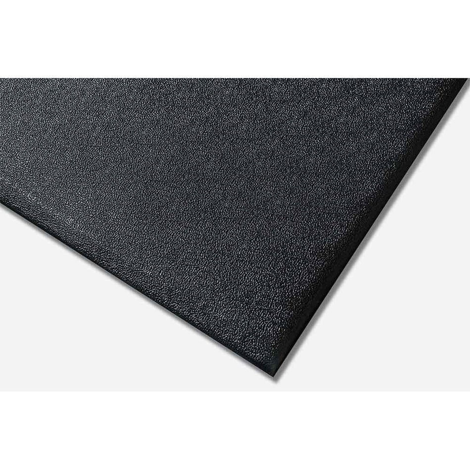 Soft Black Anti-Fatigue Mat Pebble Finish Size 600 x 900mm