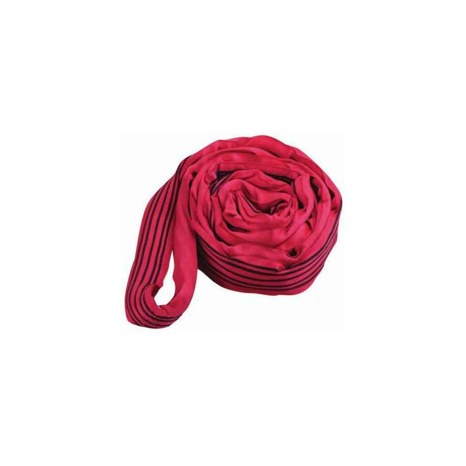 Round Slings 0.5 to 5m EWL 5Tonne 5000kg Red