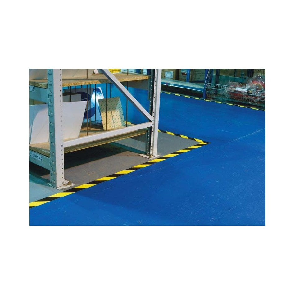 Aisle/Floor Marking & Barricade Tapes Yellow/Black 3 sizes