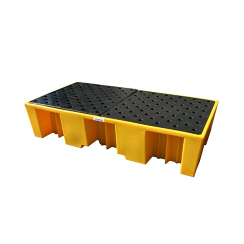 Double IBC Bund Pallet with Removable Deck for 2 x 1000 ltr