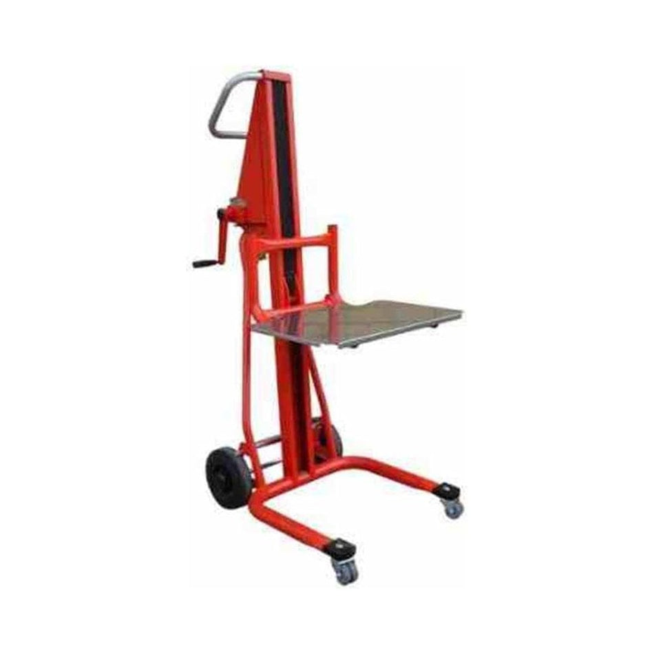 Super light and easy to operate stacker, ideal for transporting small, narrow loads. 120kg Capacity