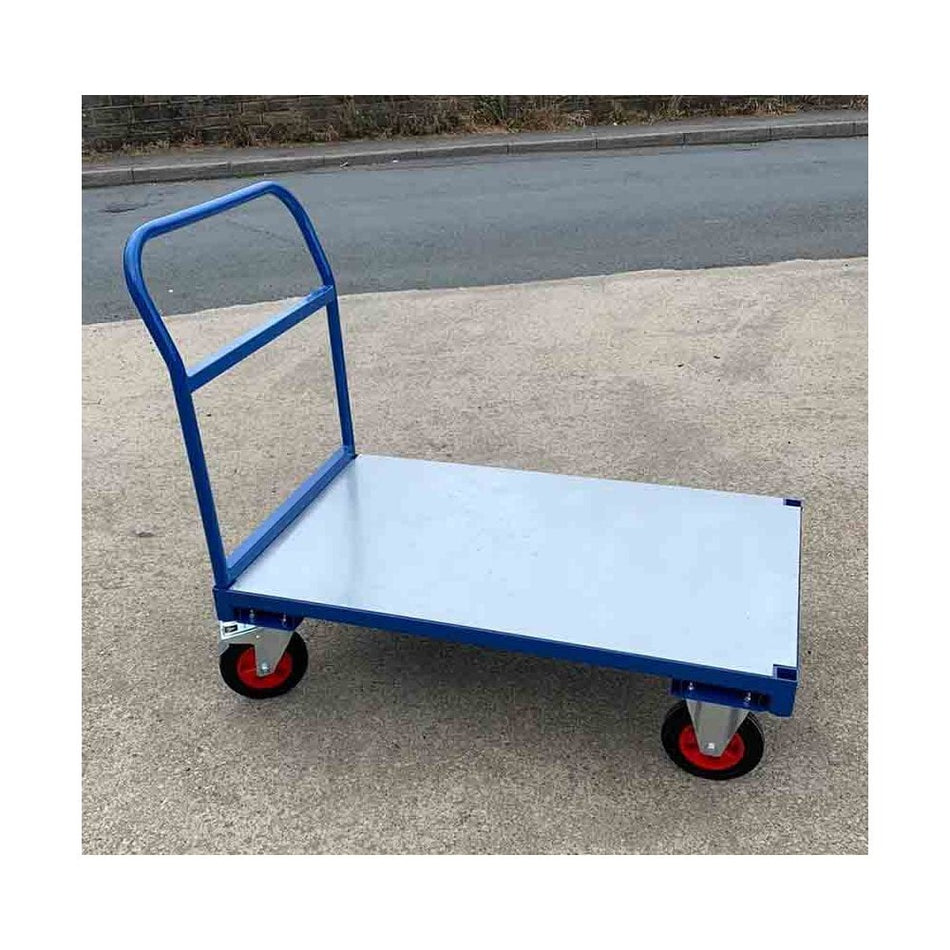Platform Truck Double Mesh End with Steel Base 1000 x 700mm