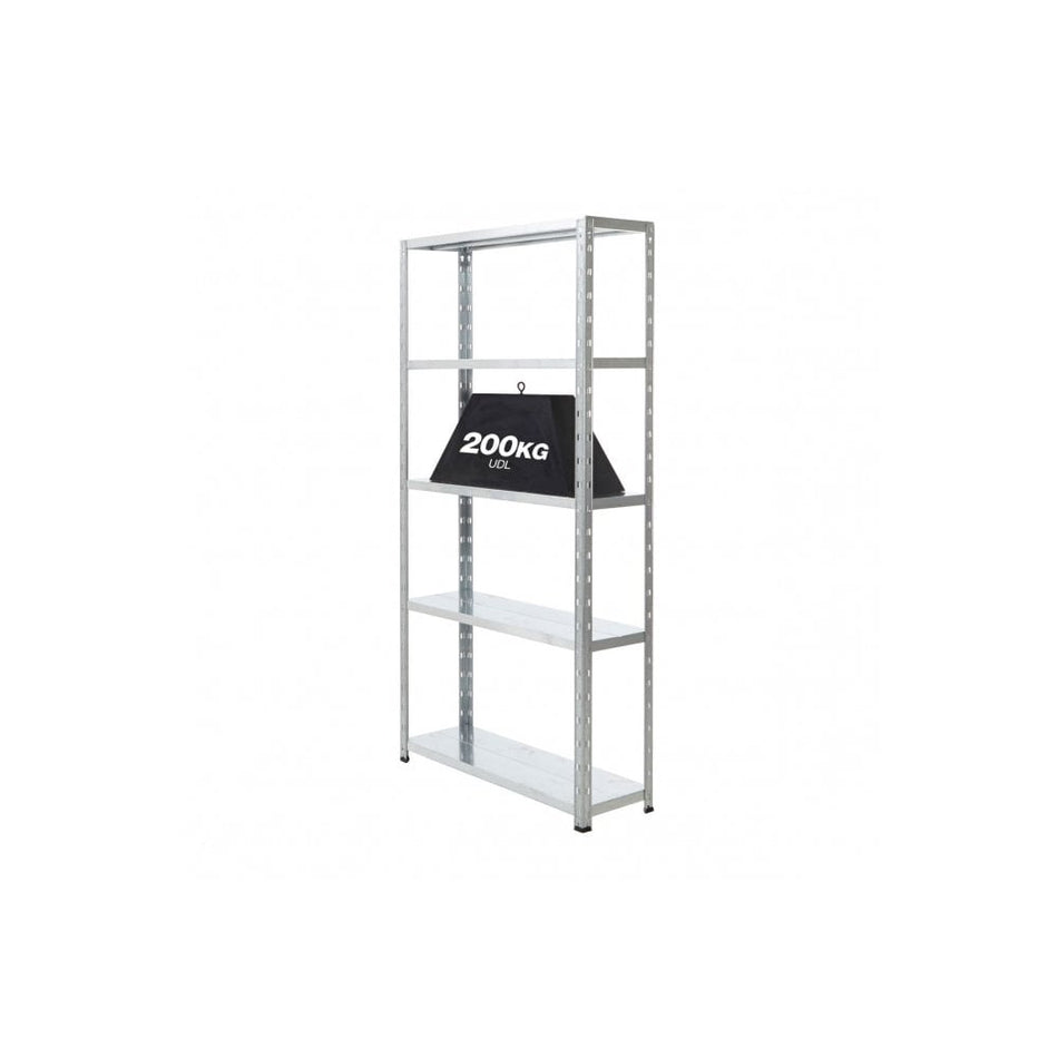 Galvanised Garage Shelving 1740mm High x 900mm wide and 3 Depths