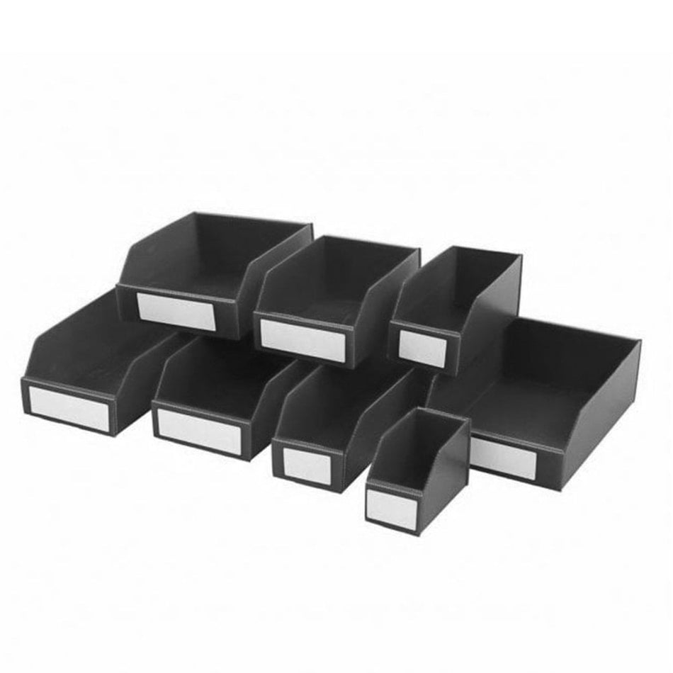 Grey K-Bins Flat Pack Corrugated Plastic Parts Bins 300mm Deep
