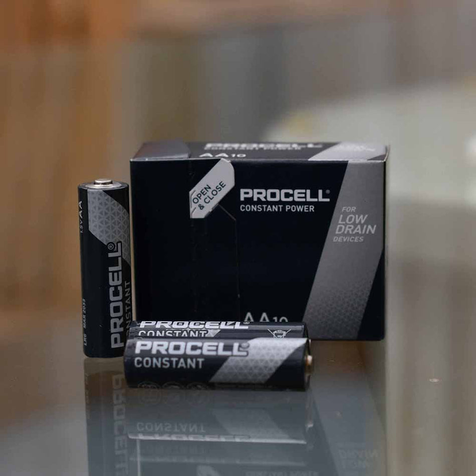 Duracell Procell AA Industrial Batteries 1.5V MN1500 PC1500 LR6 ID1500 (Box of 10)