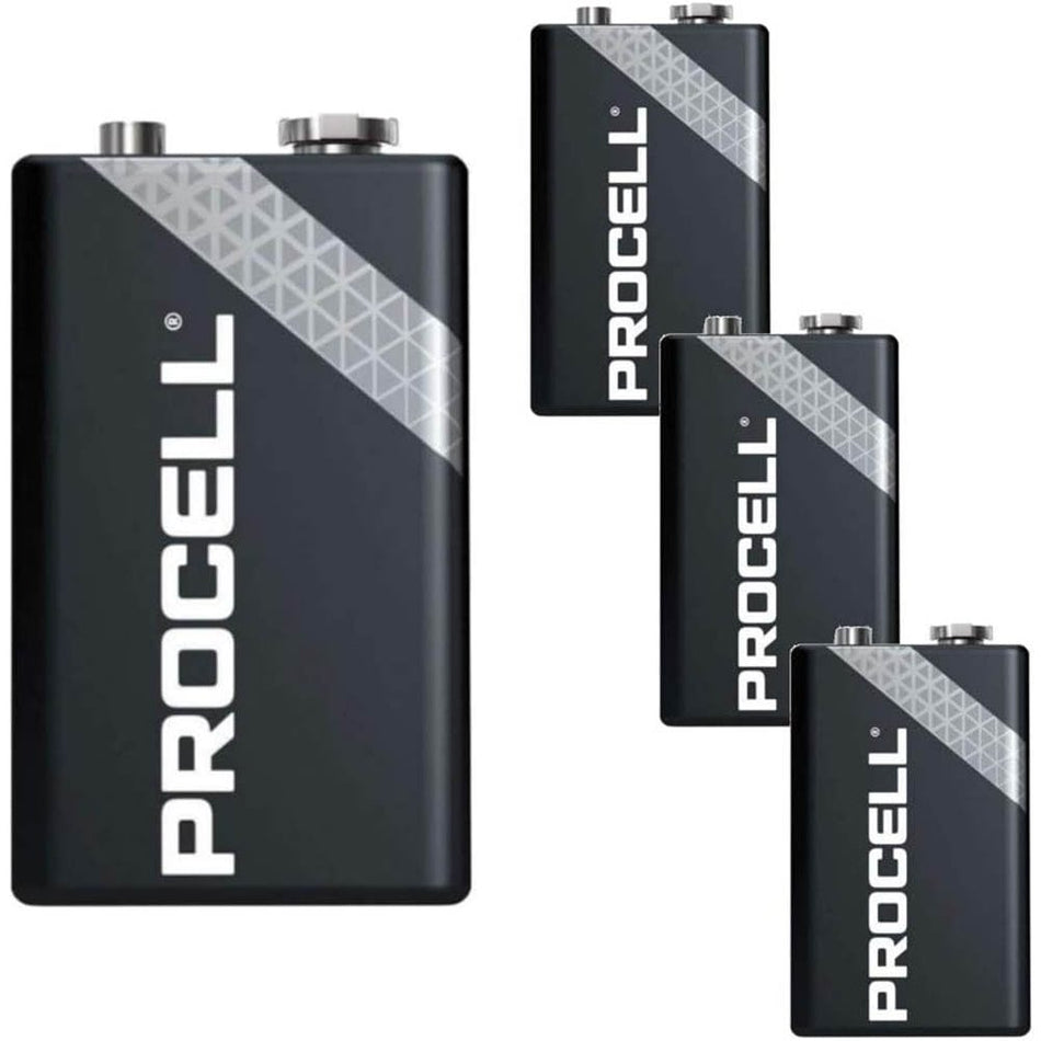 Duracell Procell 9v Industrial Batteries PP3 (Box of 10)