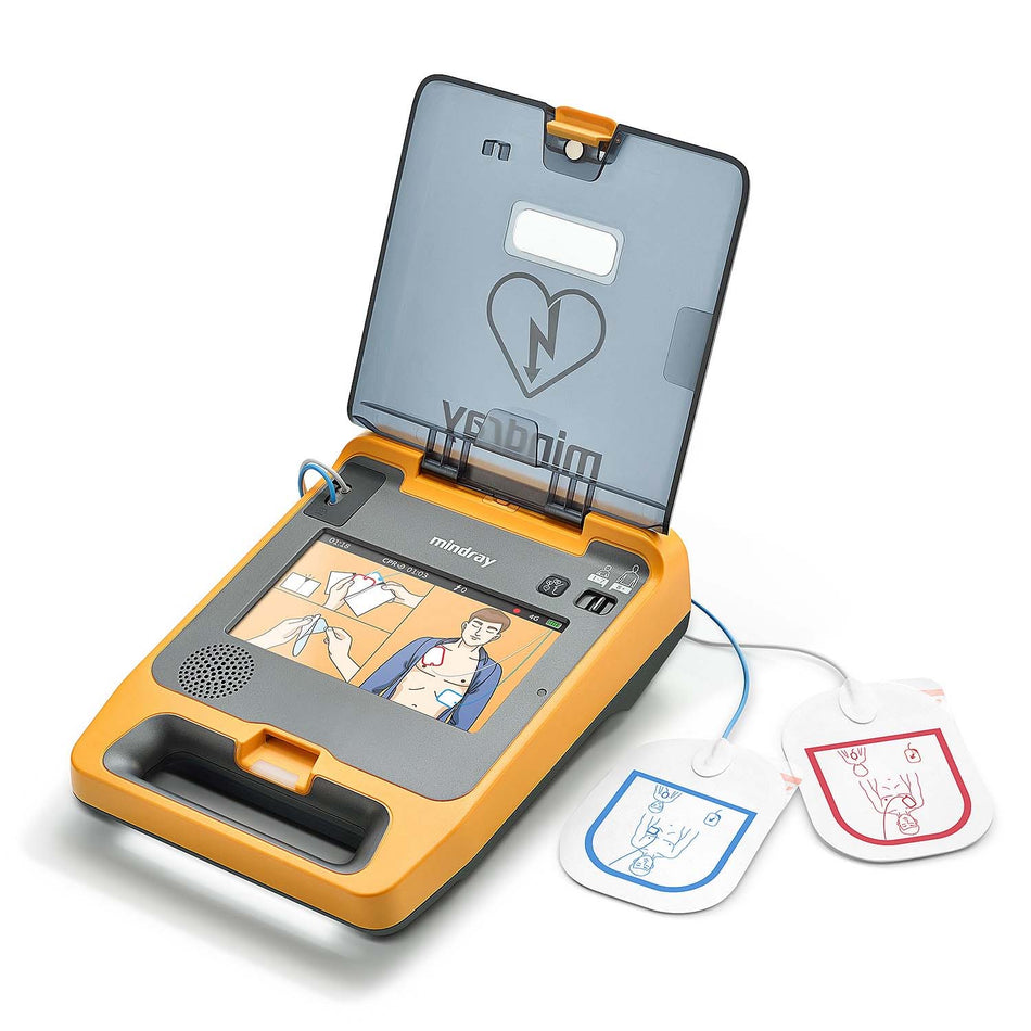Mindray BeneHeart C2 Defibrillator – Fully Automatic AED (Voice & Visual-Guided CPR Instructions)